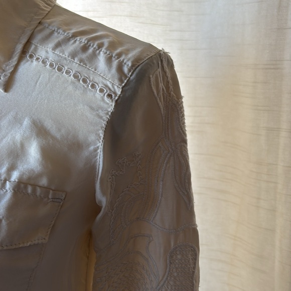 Da-Nang 100% silk button down - Picture 6 of 9